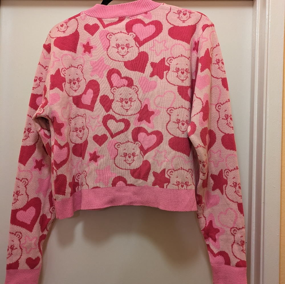 Care Bears Sweater crop pink sz 2xl - Picture 4 of 9